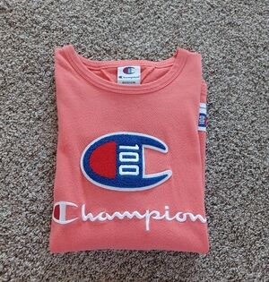 Champion Coral Logo Short Sleeve T-Shirt